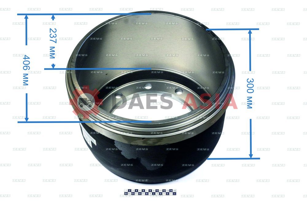 Тормозной барабан HINO 700 FS