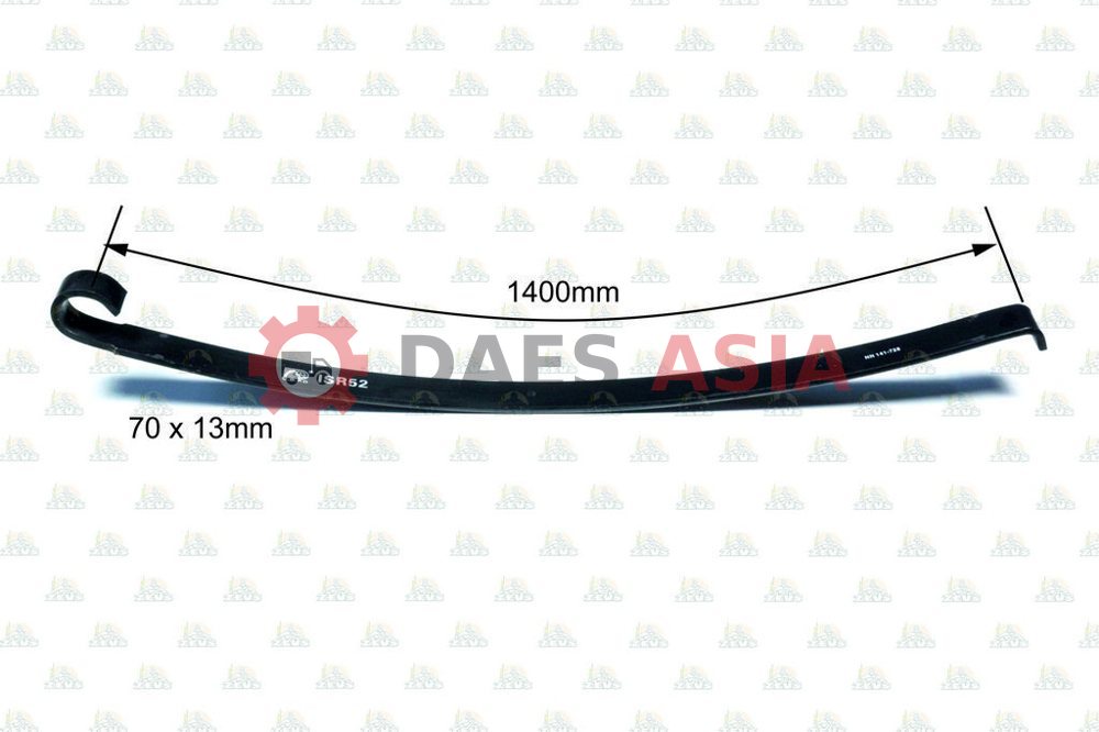 Рессора лист REAR, 5T, подкоренной