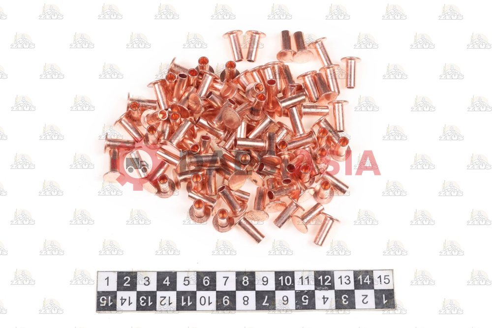 Клепка стальная пустотелая 6x16 mm 1000шт/уп