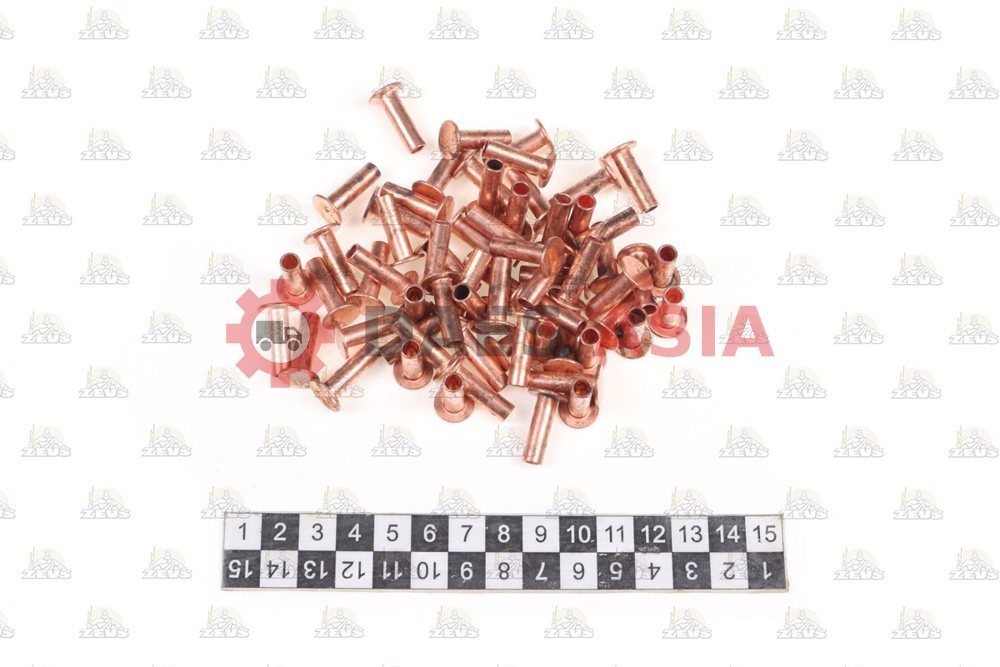 Клепка стальная пустотелая 6x20 mm 1000шт/уп