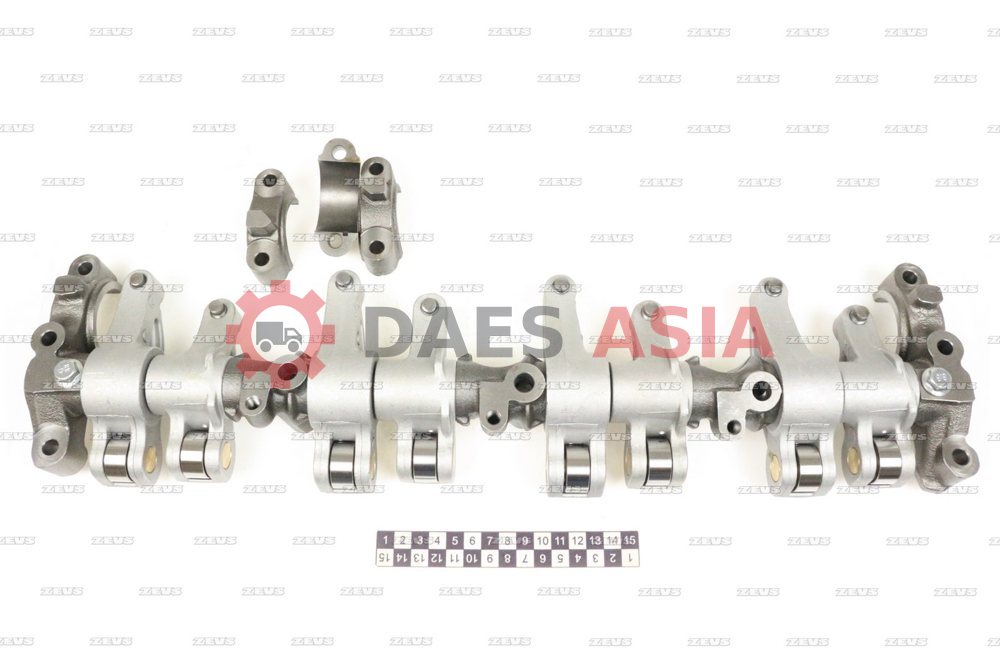 Ось коромысел в сборе с коромыслами ISUZU 4HK1