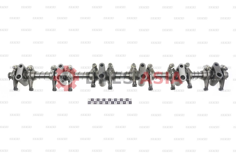 Ось коромысел в сборе с коромыслами MMC 6D16