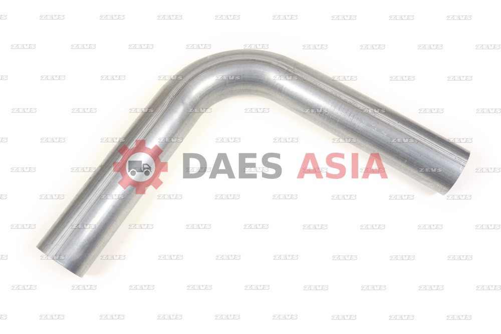 Труба глушителя d76 оцинк. 450x450mm угол 90°