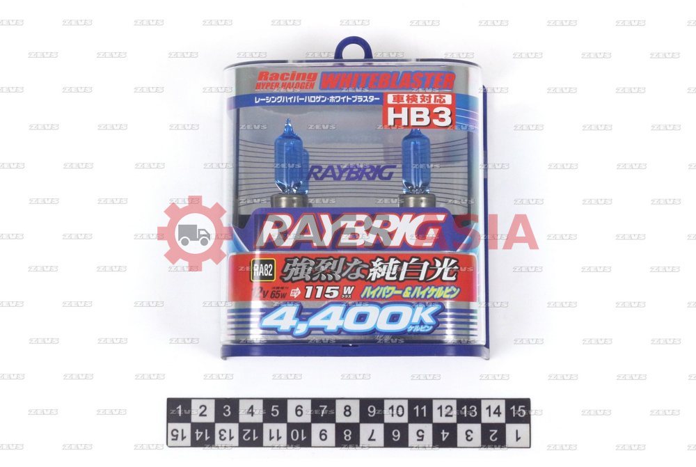 /12V HB3; 65W; "RAYBRIG"; 4400k 115w; (КОМПЛЕКТ
