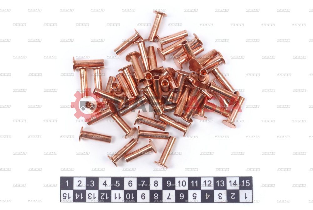 Клепка стальная пустотелая 6x24 mm 1000шт/уп