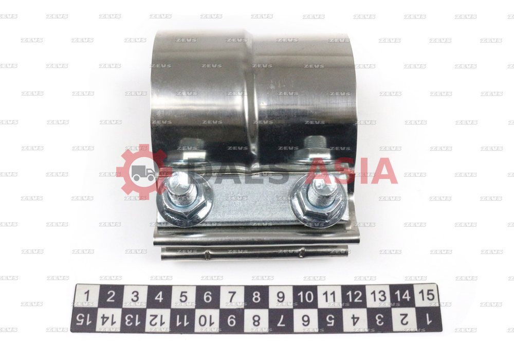 Хомут гофры глушителя широкий d64мм