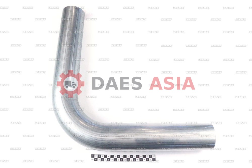 Труба глушителя d83 оцинк.450x450mm угол 90°