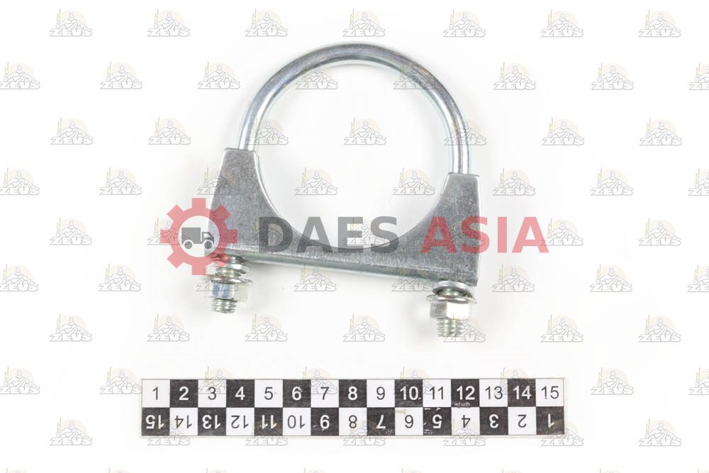 Хомут повышенной прочности для глушителя d63 mm