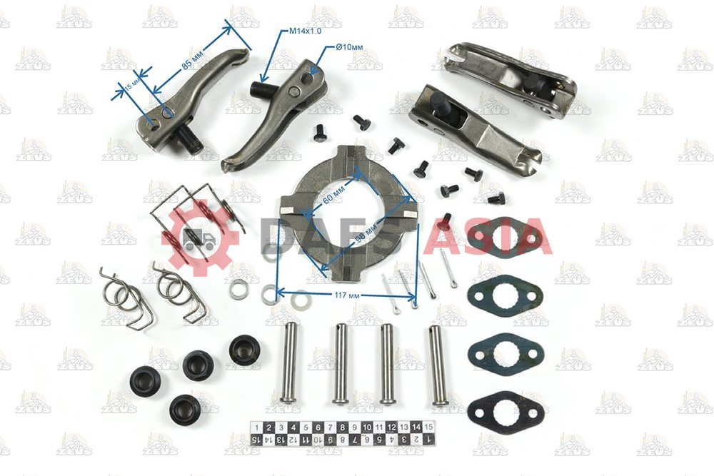 Ремкомплект корзины сцепления ISUZU / MMC
